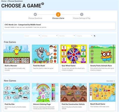 Pick a game.